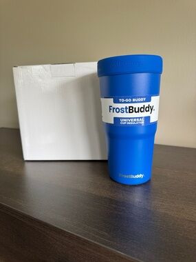 (4) FrostBuddy To-Go Universal Cup Insulator SET of 4 Cobalt Blue